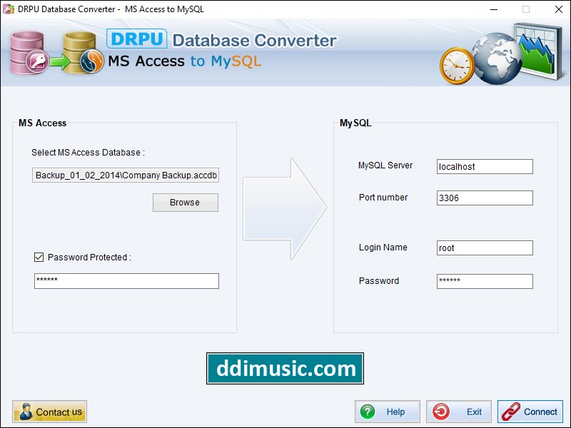 MS Access, MySQL, database, converter, software, convert, entire, table, record, DB, synchronizer, utility, maintain, consistency, data, type, attribute, transfer, primary, key, value, migration, tool, support, multibyte, character, Unicode, language